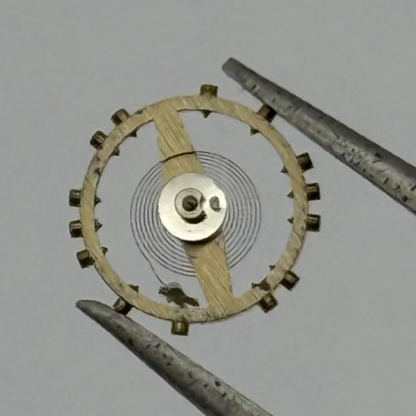 Derby 127 Balance Wheel Complete And Spring 5 1/4’’’ 103 Watch Movement Parts
