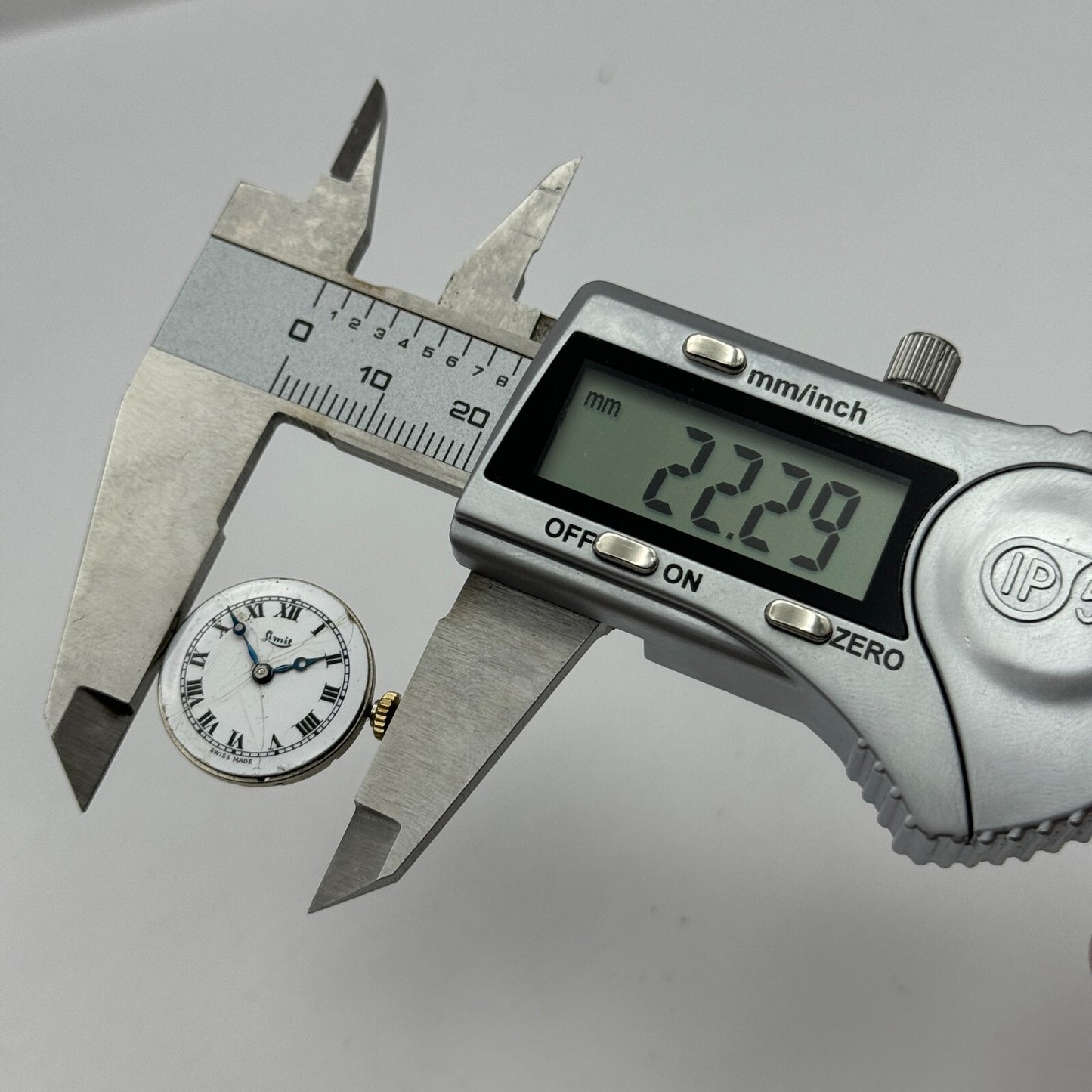 19.6mm Limit Revue Cal 78 Roman Numerals Trench Manual Wind Watch Movement PARTS