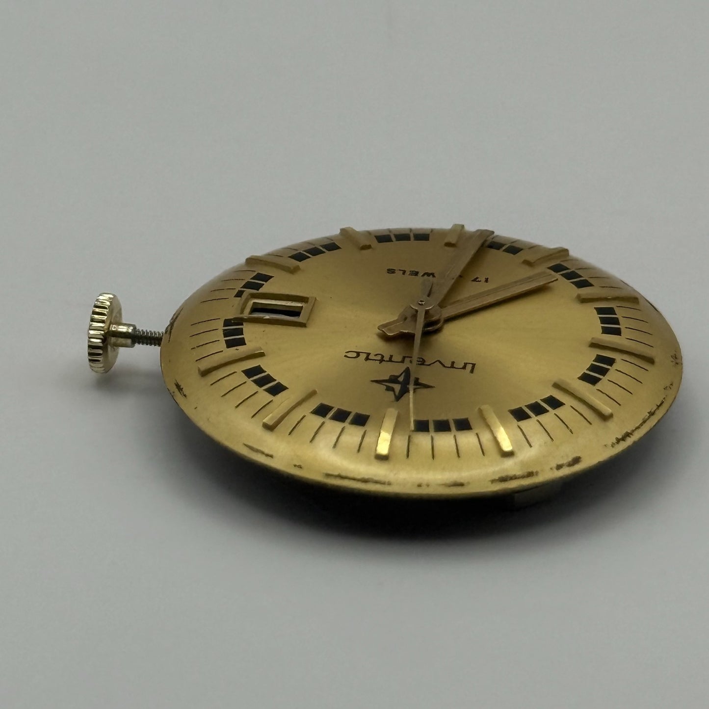 Inventic EB 8385-67 Watch Movement Manual Wind Vintage Swiss Parts Repair 22.2mm