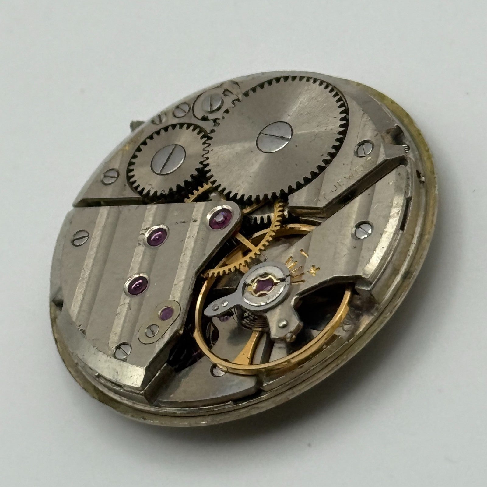 ETA 1120 Watch Movement Garrard Manual Wind Vintage Swiss Parts Repair 26.6mm