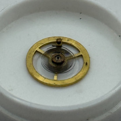 Kasper 200 Balance Wheel Complete And Spring 5¼’’’ Watch Movement Parts NOS