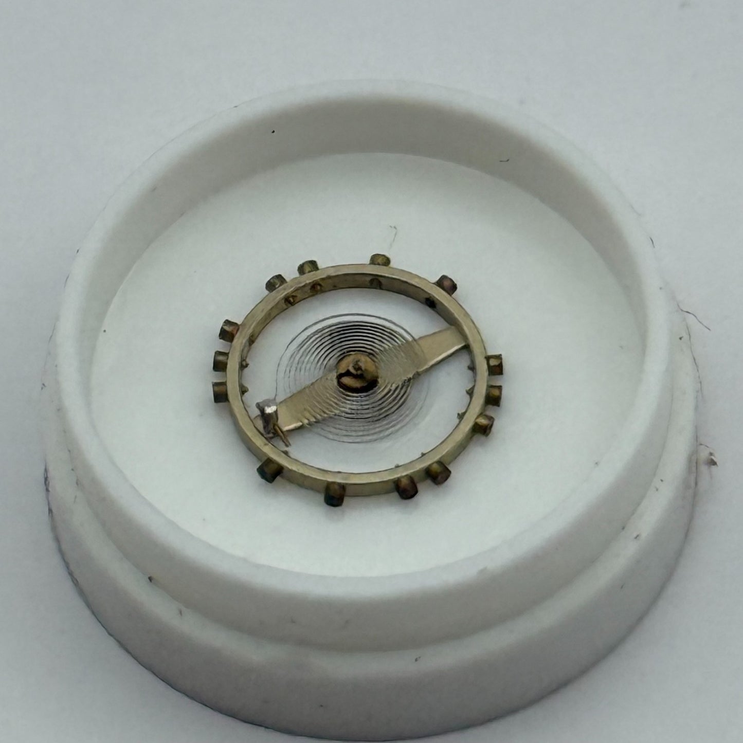 FHF 63 Balance Wheel Complete And Spring 8¾’’’ 438 M Watch Movement Parts NOS