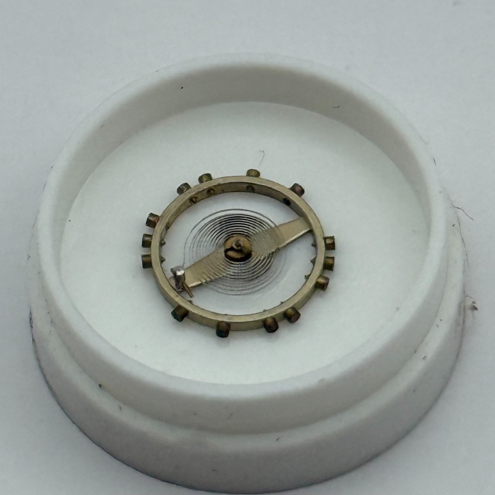 FHF 63 Balance Wheel Complete And Spring 8¾’’’ 438 M Watch Movement Parts NOS