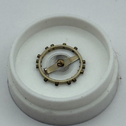 FHF 63 Balance Wheel Complete And Spring 8¾’’’ 438 M Watch Movement Parts NOS