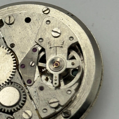 Smiths 21 Jewels Date Pointer Watch Movement Manual Wind Vintage Parts 30.4mm