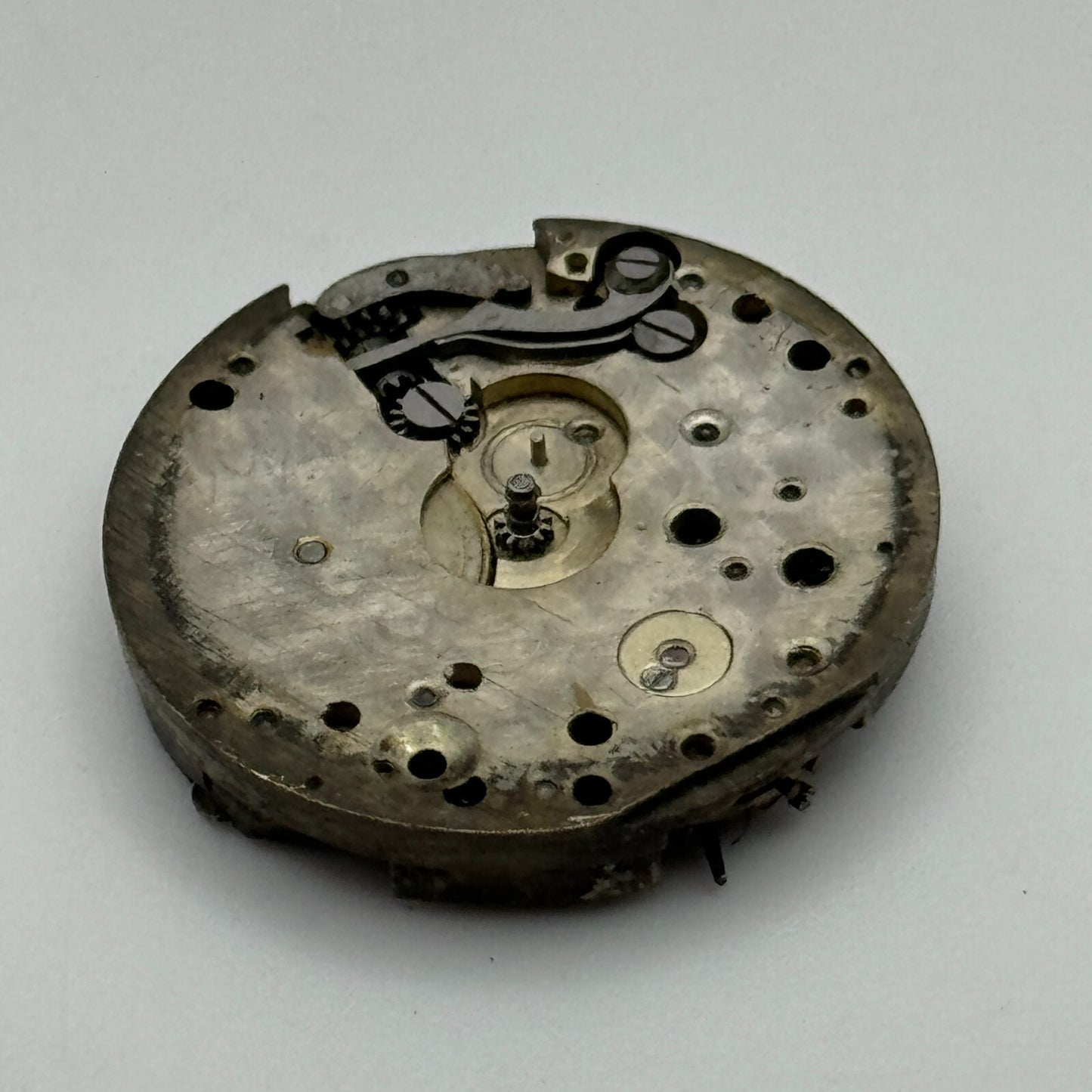 23.6mm Unidentified Cal 8028 Manual Wind Watch Movement Swiss Vintage PARTS