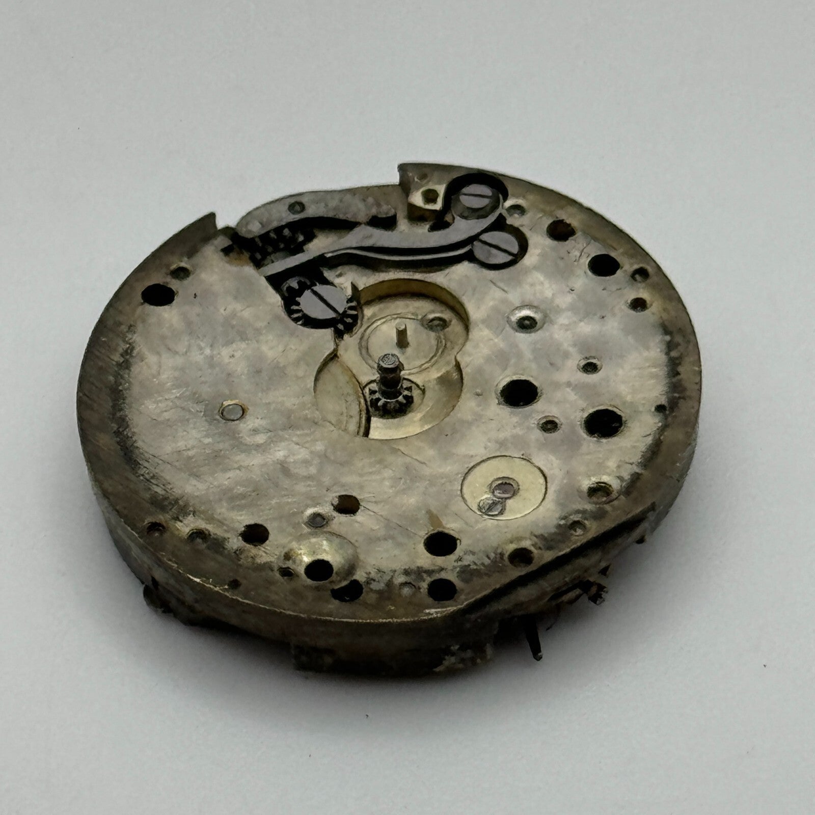 23.6mm Unidentified Cal 8028 Manual Wind Watch Movement Swiss Vintage PARTS