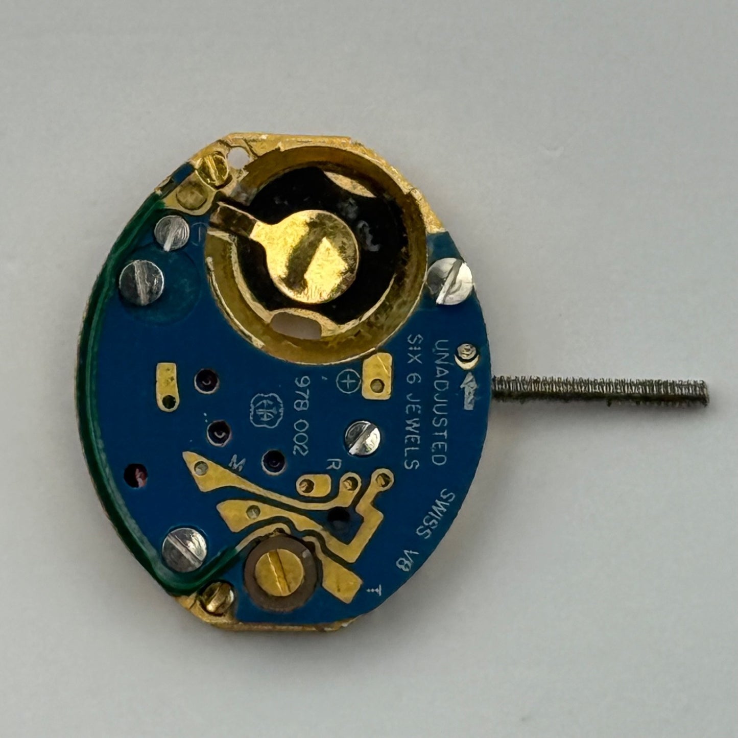 ETA 978.002 Quartz Watch Movement Incomplete Swiss Ladies Vintage Parts Repair