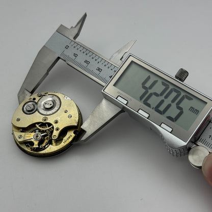 43.4mm Vintage Unidentified 1013385 Hunter Swiss Pocket Watch Movement PARTS