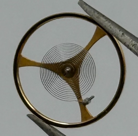 AS 1649 Balance Wheel Complete And Spring 11 1/2’’’ 1563 Watch Movement Parts