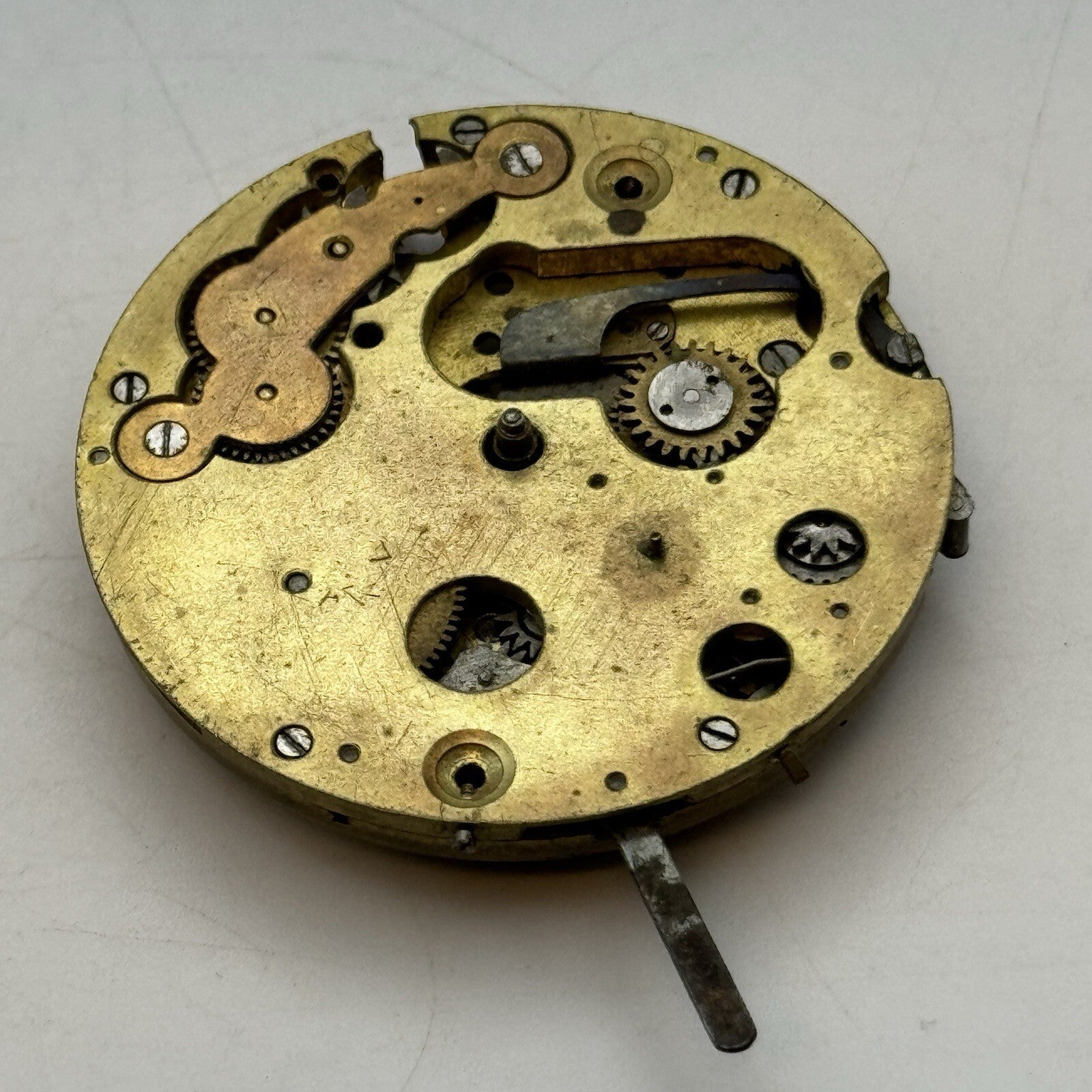 42.8mm Manual Wind BTE S.G.D.G Brevet Pocket Watch Movement FOR PARTS