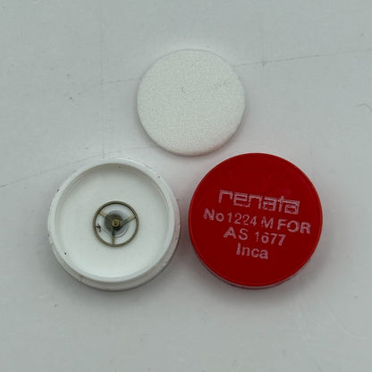 AS 1677 Balance Wheel Complete And Spring Inca 1224 M Watch Movement Parts NOS
