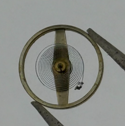 ST 69 Balance Wheel Complete And Spring 6¾-8''' 1155 M Watch Movement Parts