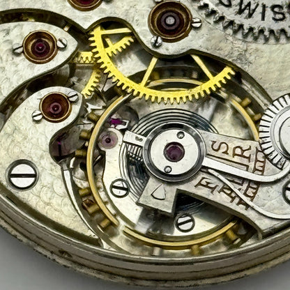 High Grade Vertex Pocket Watch Movement Hunter Jays Essex Parts 43mm