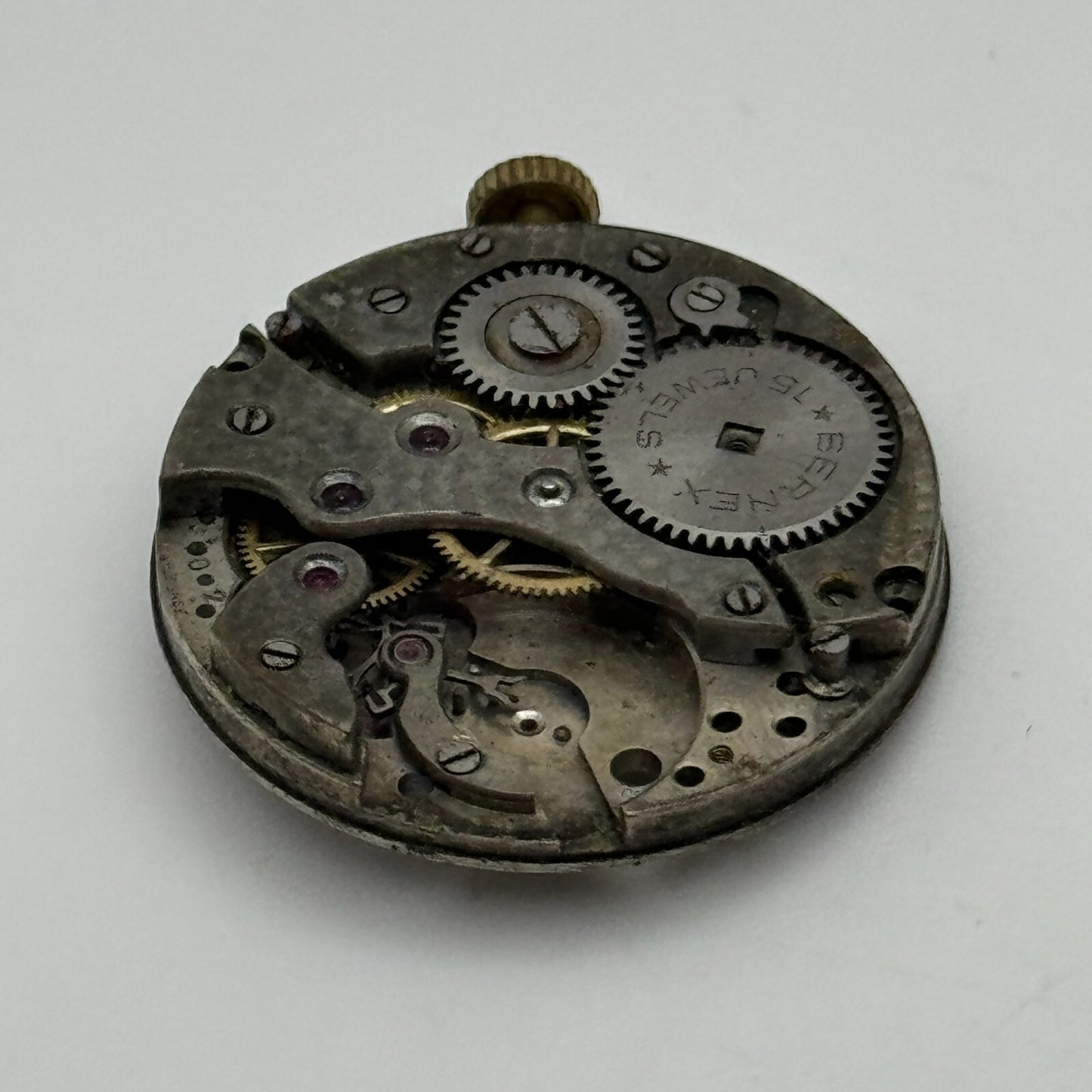 27.1mm Men's Bernex FHF 15 Jewels Trench Watch Movement Manual Wind Swiss PARTS