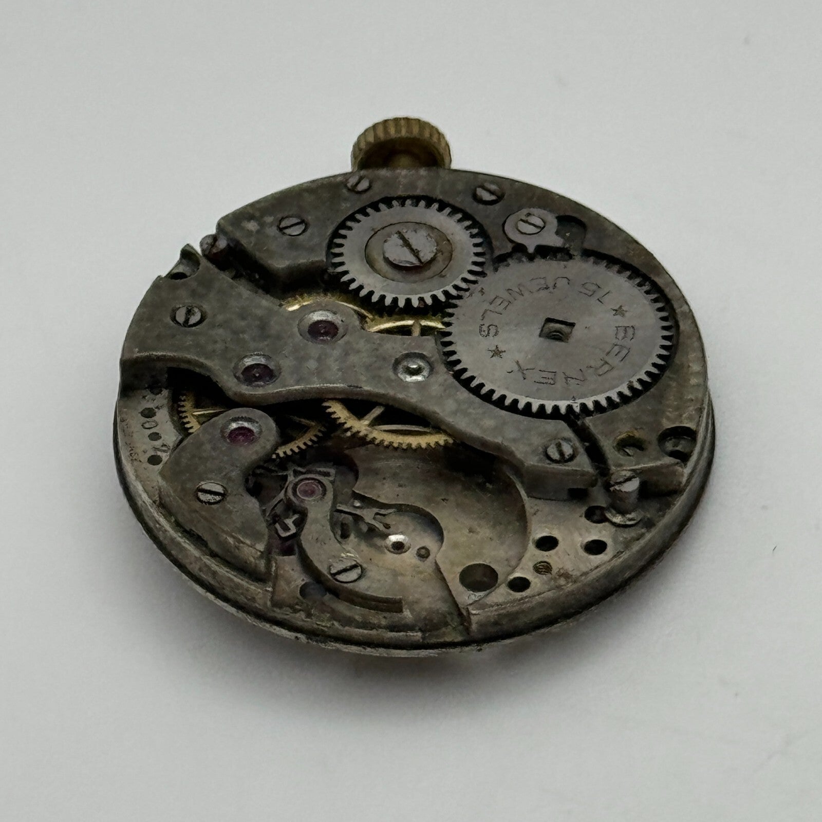 27.1mm Men's Bernex FHF 15 Jewels Trench Watch Movement Manual Wind Swiss PARTS