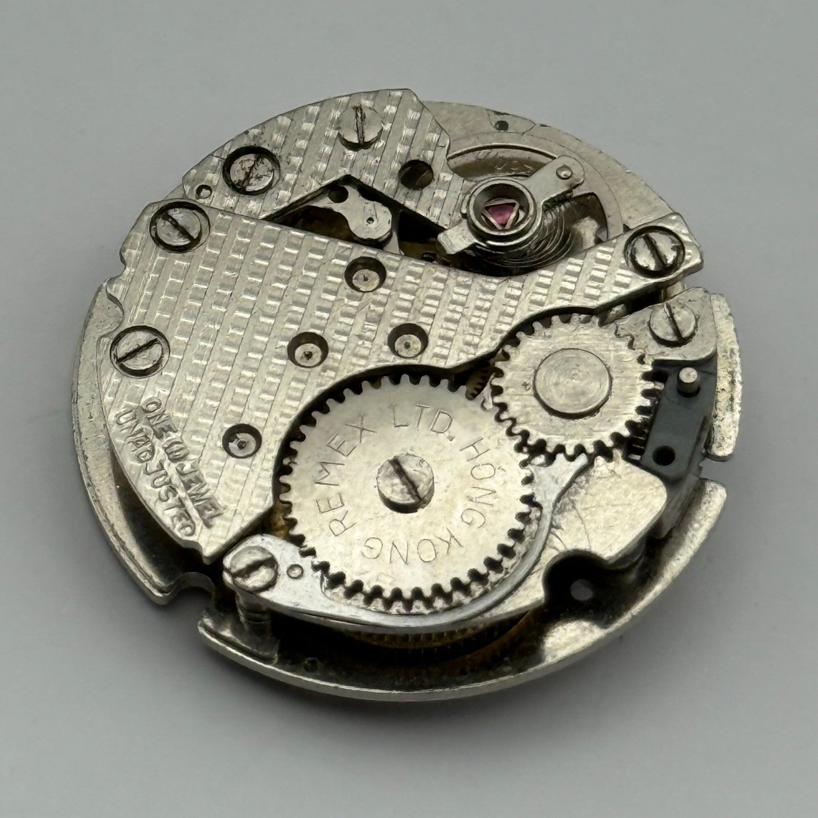 Parrenin 264D Watch Movement Remex Hong Kong Manual Wind Vintage Parts 27mm