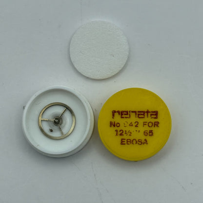 Ebosa 65 Balance Wheel Complete And Spring 12½’’’ 942 Watch Movement Parts NOS