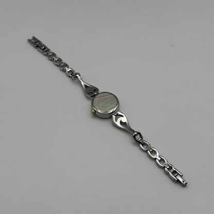 22mm Working Ladies Sekonda Two Tone Jewelled Quartz Japan Watch 6.75 Inches