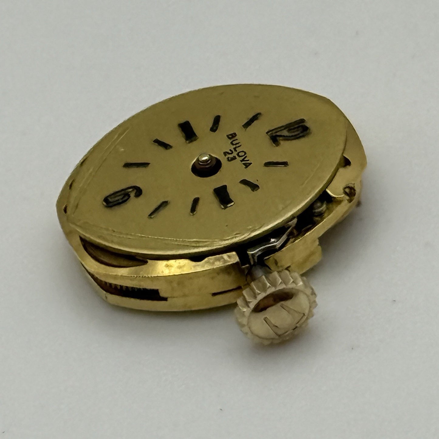 13.1mm Vintage Ladies Bulova 5BD Manual Wind Swiss Watch Movement PARTS REPAIR