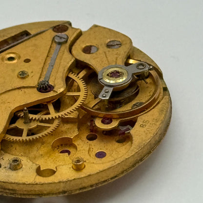 Smiths De Luxe 60464e Cal 85 Watch Movement Manual Wind Vintage Parts 26.9mm