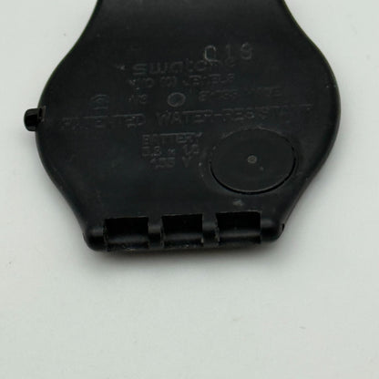 33mm Vintage 1999 Swatch SFB107G Noir De T Metal Watch UNTESTED PARTS REPAIR