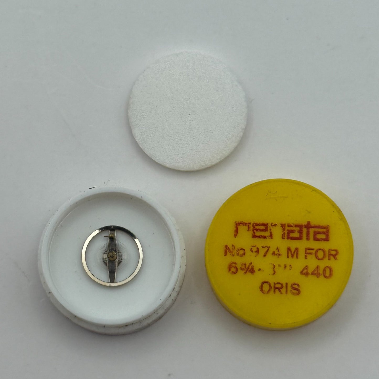 Oris 440 Balance Wheel Complete And Spring 6¾-8’’’ 974 M Watch Movement Parts 