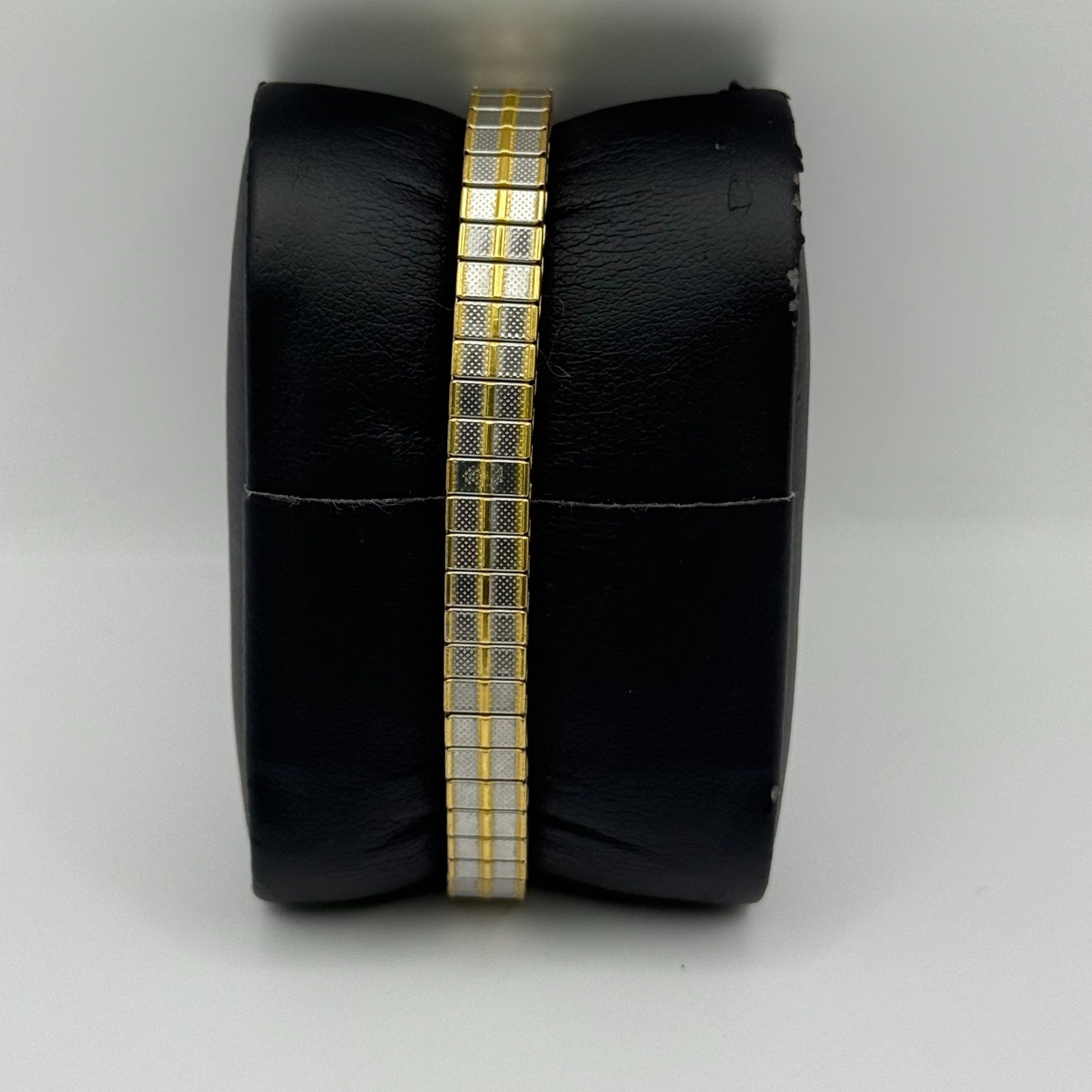 Philip Mercier Ladies Quartz Watch Two Tone Stretch Band Working 19mm