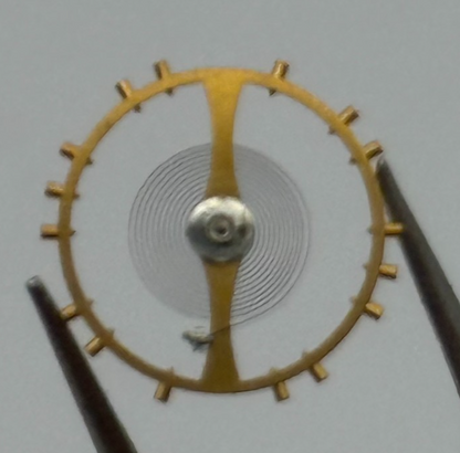 AS 1649 Balance Wheel Complete And Spring 11½''' Inca 1563 Watch Movement Parts 