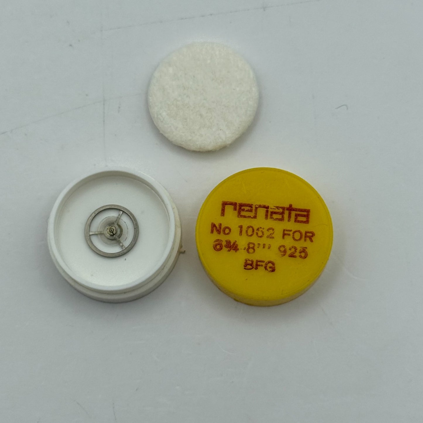 BFG 925 Balance Wheel Complete And Spring 6 3/4-8''' 1062 Watch Movement Parts