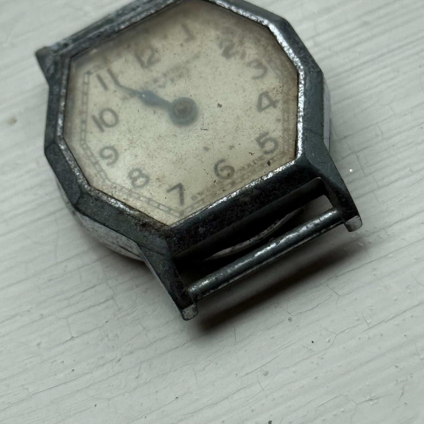 31mm Men's Vintage Shock Proof  Ever Swiss Made Manual Wind Watch PARTS REPAIR