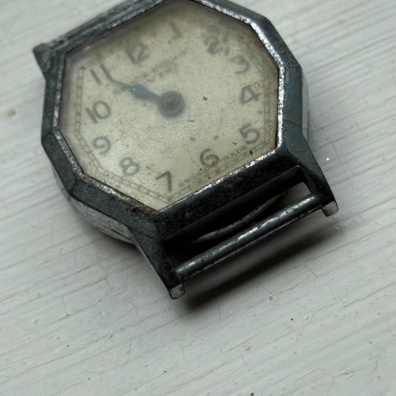 31mm Men's Vintage Shock Proof  Ever Swiss Made Manual Wind Watch PARTS REPAIR