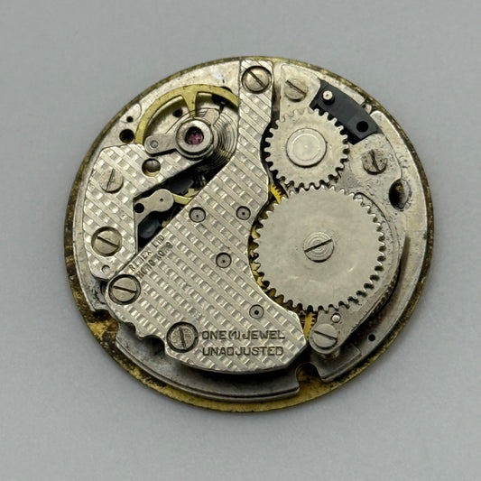 Kronotron Parrenin 2640D Watch Movement Manual Wind Vintage For Parts Or Repair