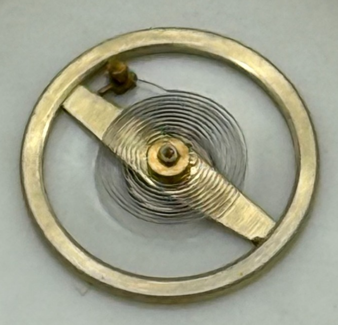 Amida 562 Balance Wheel Complete And Spring  8¾’’’ 874 Watch Movement Parts NOS