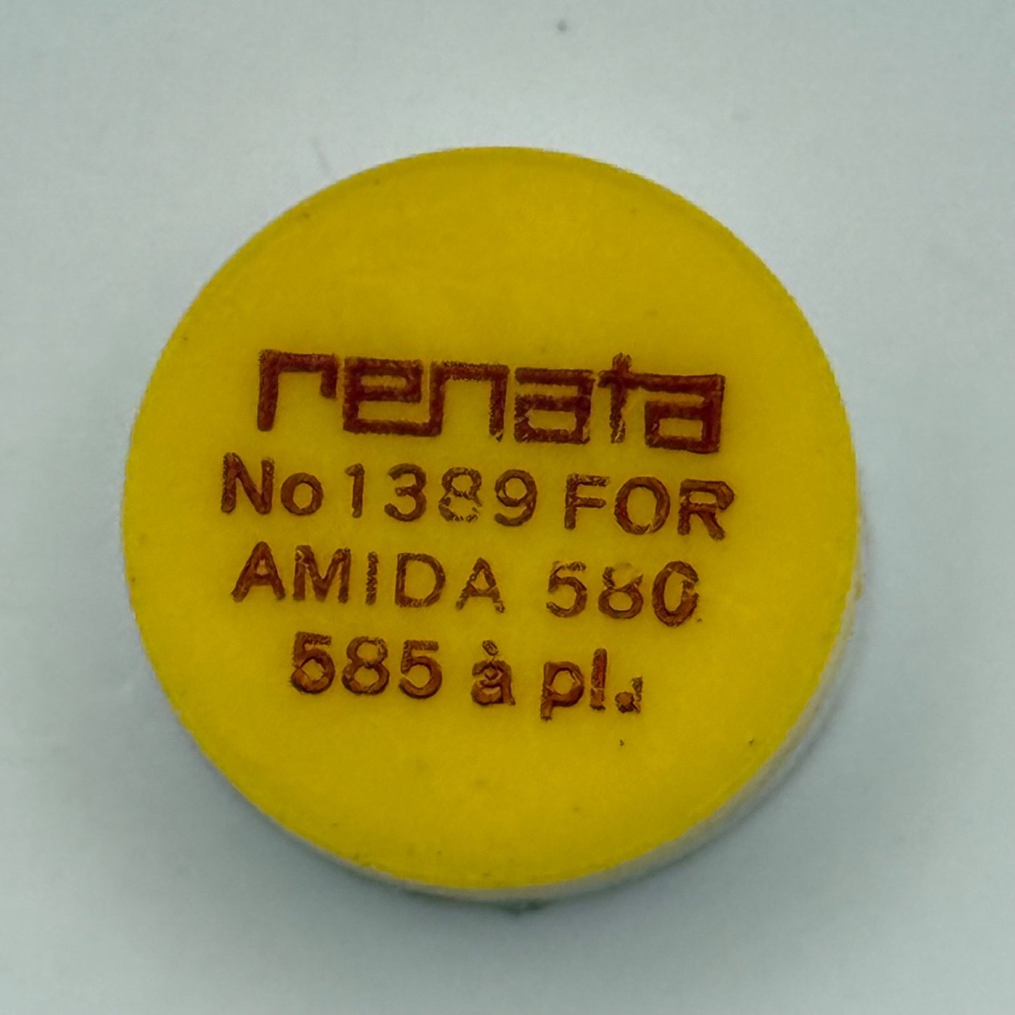 Amida 580, 585 Balance Wheel Complete And Spring a pl. 1389 Watch Movement Parts