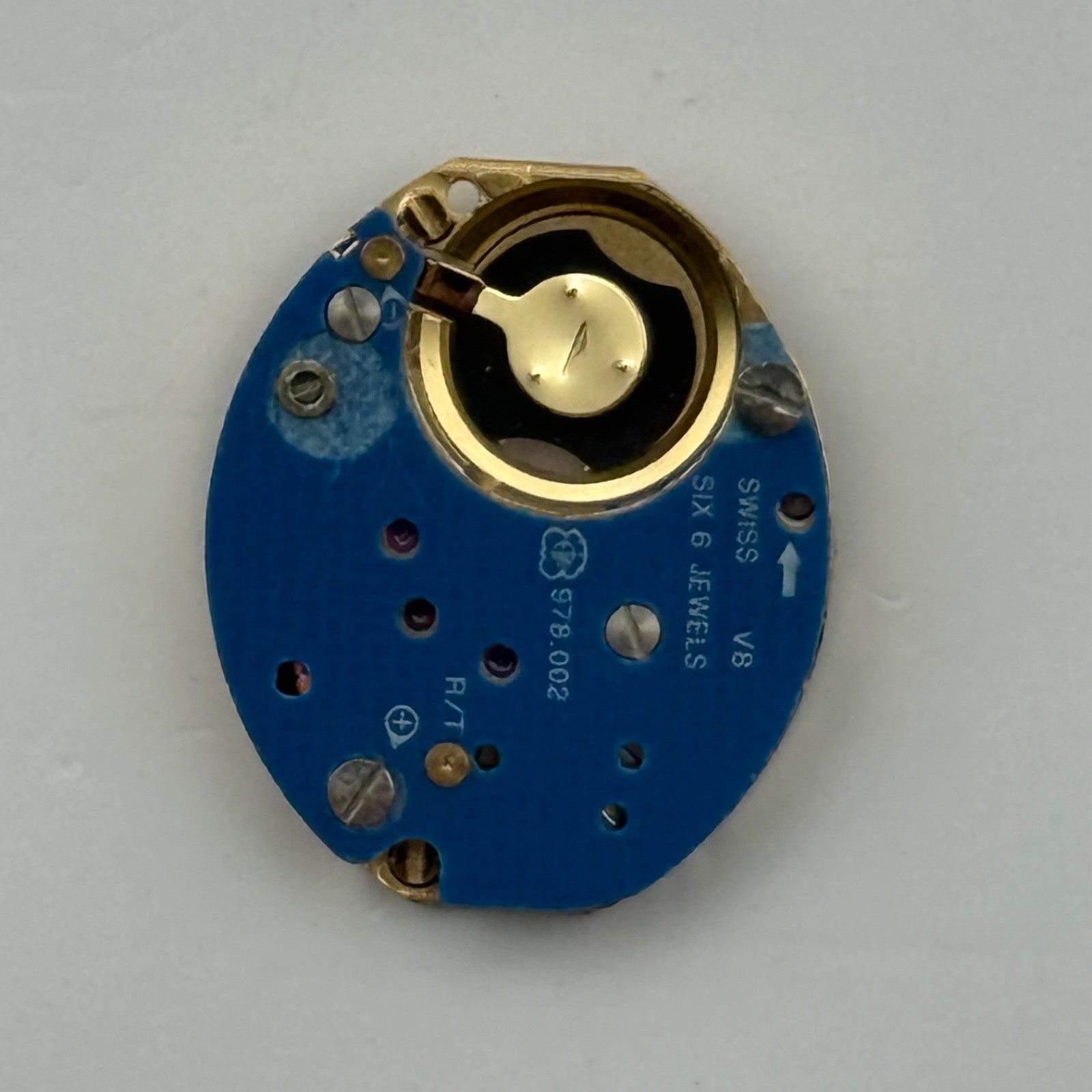 ETA 978.002 Quartz Watch Movement Incomplete Swiss Ladies Vintage Parts Repair