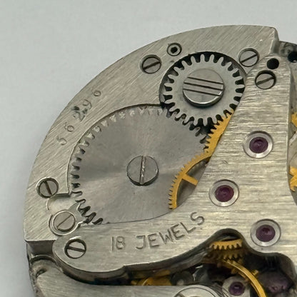 Soviet Poljot ? Alarm Watch Movement Manual Wind Vintage 18 Jewels Parts 26.6mm