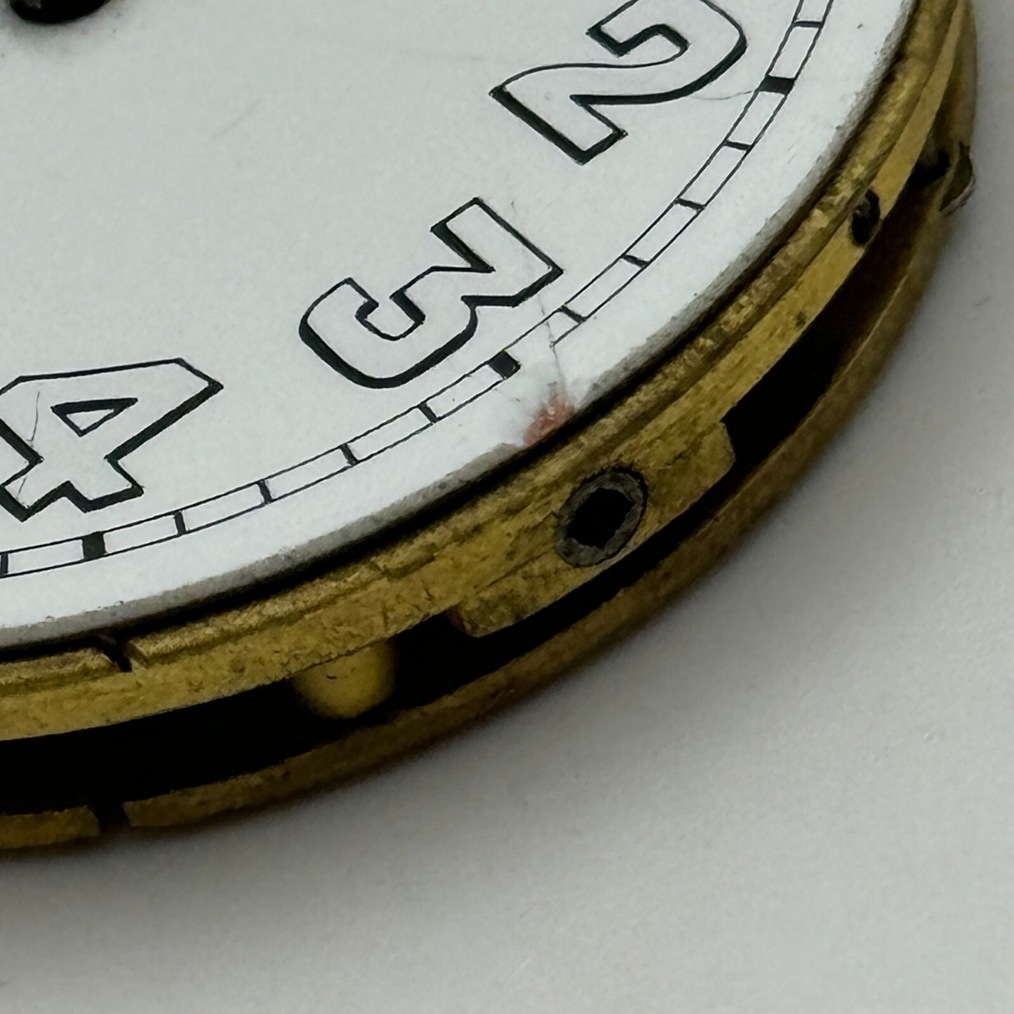 43.1mm Vintage Keystone USA 15 Jewels Swiss Hunter Pocket Watch Movement PARTS