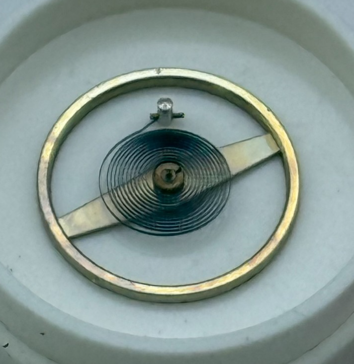 ST 1686 1786 Balance Wheel Complete And Spring Inca KIF Watch Movement Parts NOS