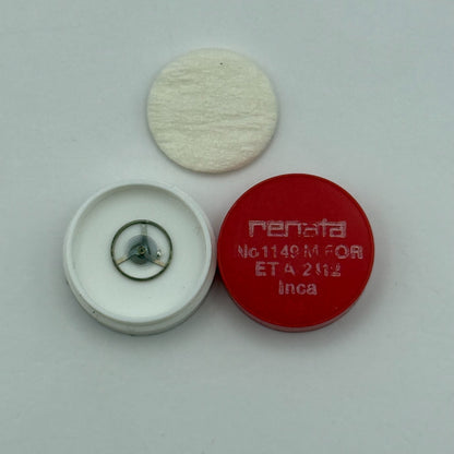 ETA 2412 Inca Balance Wheel Complete And Spring 1149 M Watch Movement Parts NOS