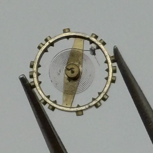 AS 976 1012 Balance Wheel Complete And Spring 29 M Watch Movement Parts NOS