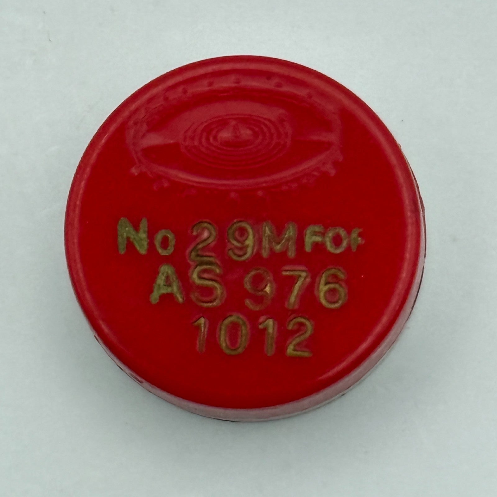 AS 976 1012 Balance Wheel Complete And Spring  29 M Watch Movement Parts NOS