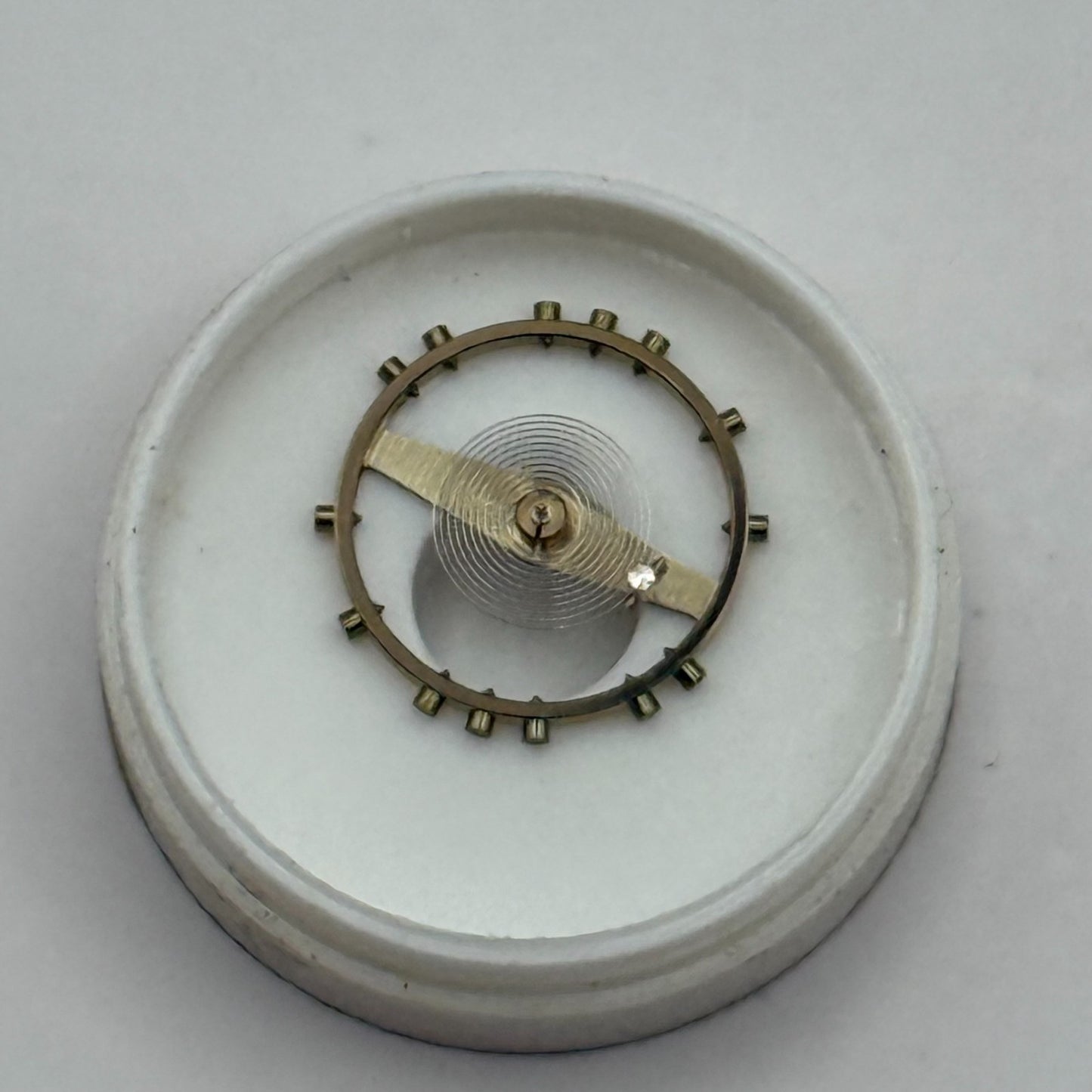 Lanco 1022 Balance Wheel Complete And Spring Inca Watch Movement Parts NOS 