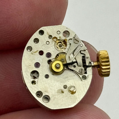 12.9mm Ladies Glashutte GUB 09-20 Manual Wind Watch Movement Swiss Vintage PARTS