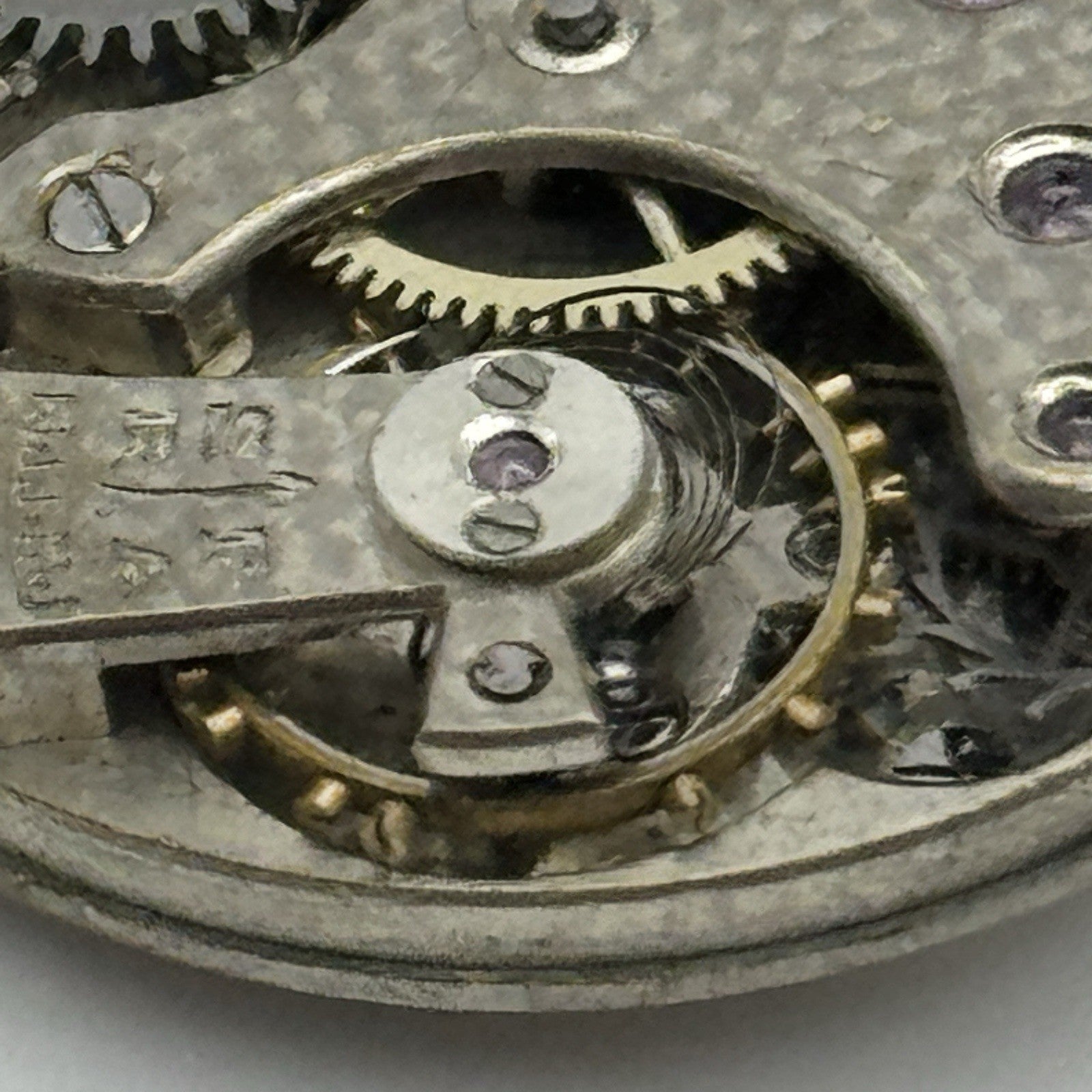 25.7mm Early ROLEX Rebberg Depose 15 Jewels Antique Watch Movement PARTS SPARES