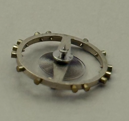 AS 984 Balance Wheel Complete And Spring 10½’’’ 30 M Watch Movement Parts NOS