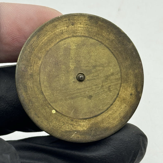 36.7mm Jules Girod Cylinder Watch Movement Unique Dial FOR PARTS Restore