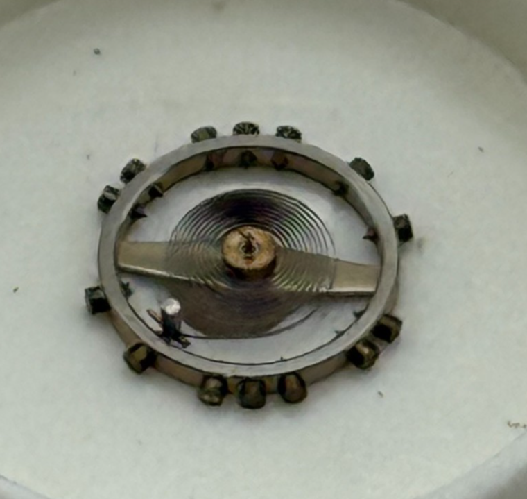 AS 976 1012 Balance Wheel Complete And Spring 29 M Watch Movement Parts NOS 