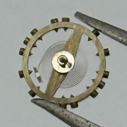 AS 976 1012 Balance Wheel Complete And Spring  29 M Watch Movement Parts NOS