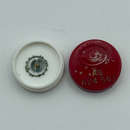 AS 624 557 Balance Wheel Complete And Spring Renata Watch Movement Parts NOS
